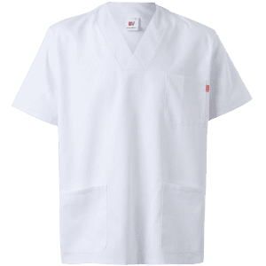 Producto - BLUSA SANITARIA UNISEX PICO 3 BOLSILLOS